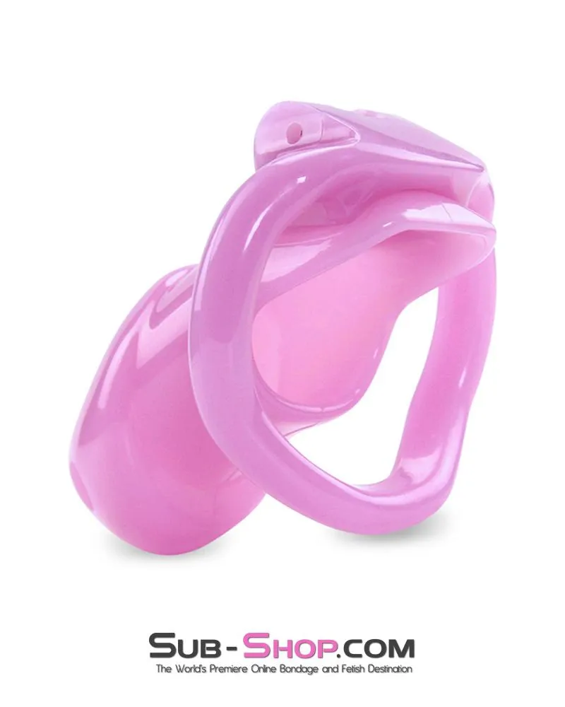 0396AE      Sissy Bitch High Security Keyed Tumbler Locking Male Chastity with 4 Base Cock Ring Sizes - MEGA Deal