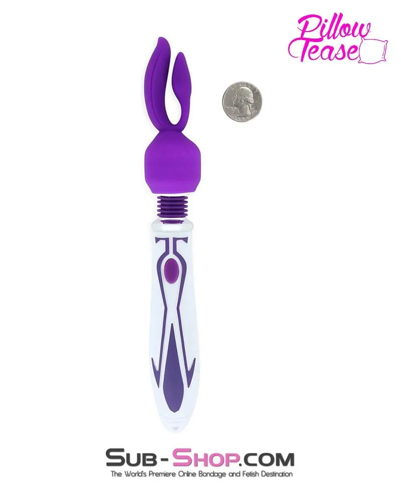 0475E      Purple Mini Wand Clit Tickler Tip Attachment - LAST CHANCE - Final Closeout!
