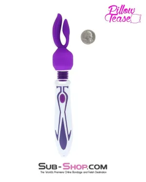 0475E      Purple Mini Wand Clit Tickler Tip Attachment - LAST CHANCE - Final Closeout!