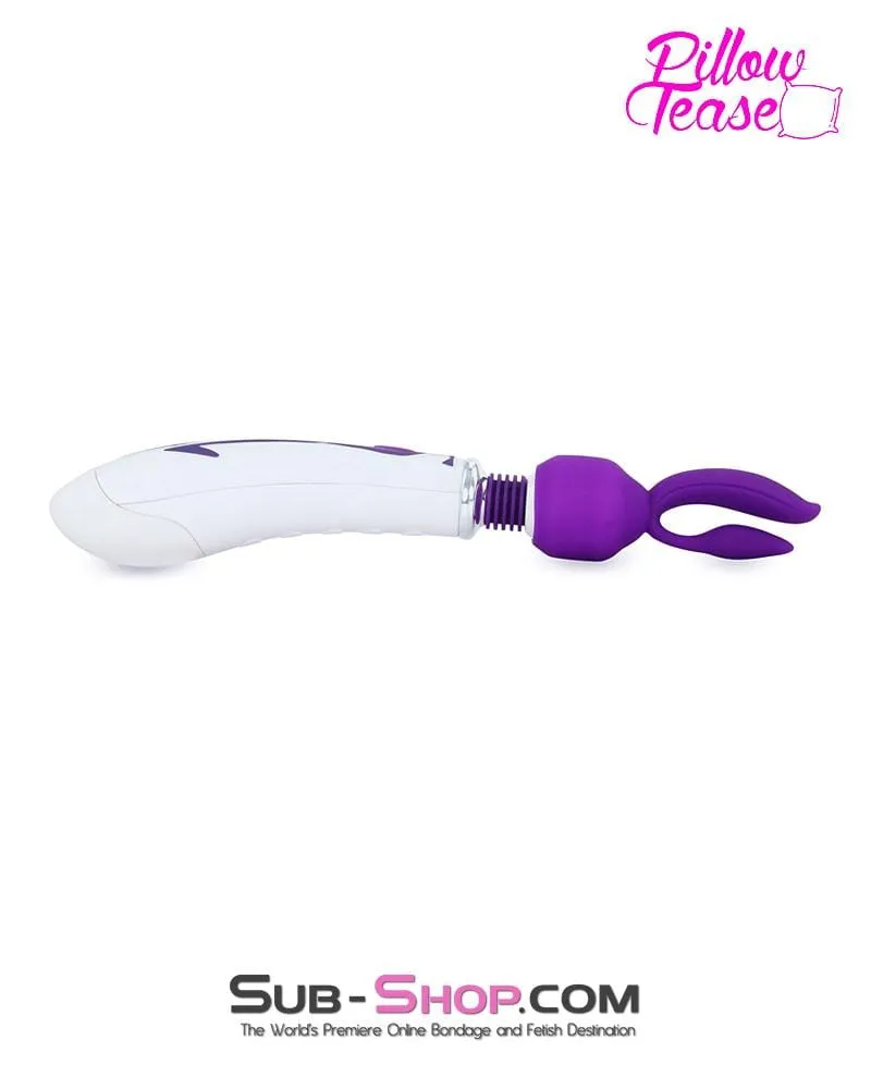 0475E      Purple Mini Wand Clit Tickler Tip Attachment - LAST CHANCE - Final Closeout!