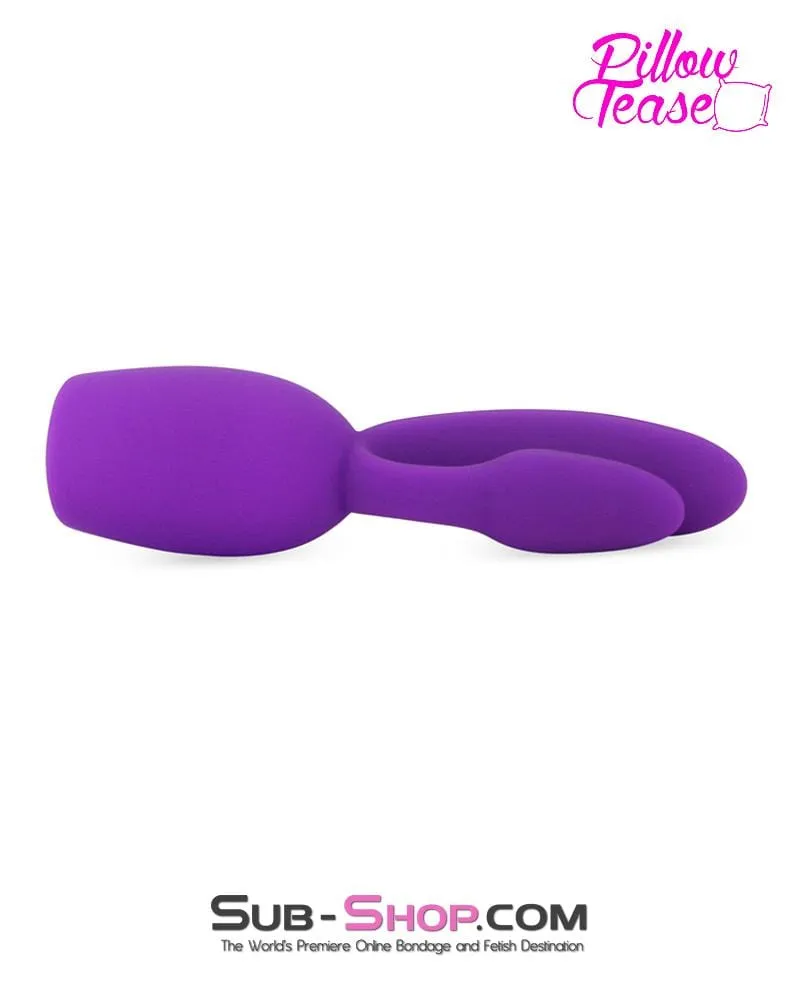 0475E      Purple Mini Wand Clit Tickler Tip Attachment - LAST CHANCE - Final Closeout!