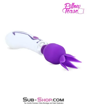0487E      Purple Mini Wand Flower Tickler Tip Attachment - LAST CHANCE - Final Closeout!