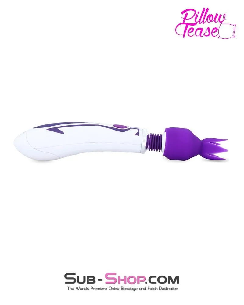 0487E      Purple Mini Wand Flower Tickler Tip Attachment - LAST CHANCE - Final Closeout!