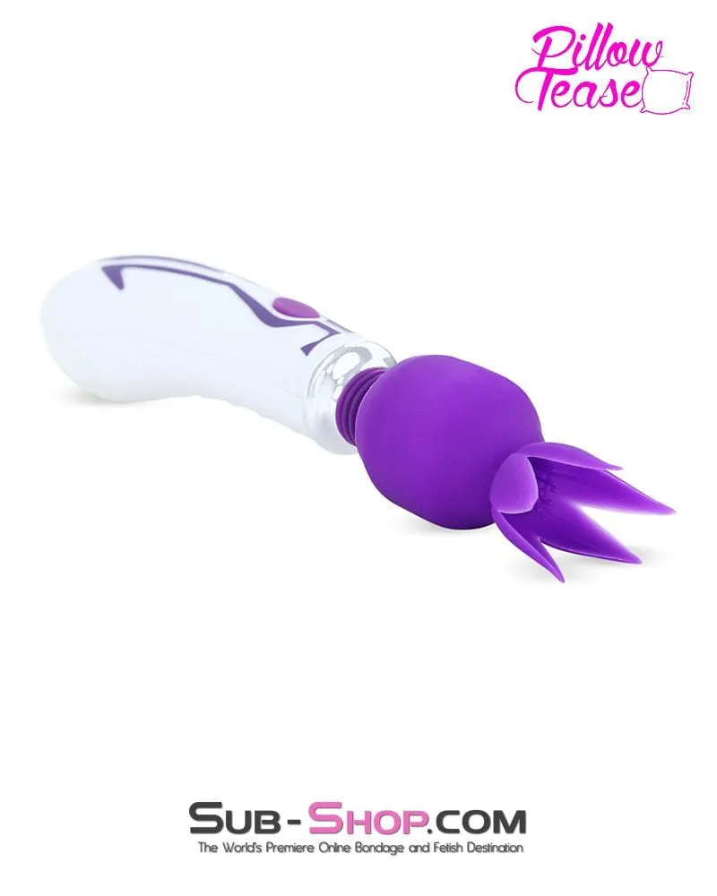 0487E      Purple Mini Wand Flower Tickler Tip Attachment - LAST CHANCE - Final Closeout!