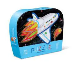 12-Piece Mini Puzzle- Blast Off Rocket