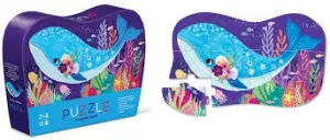 12 Piece Mini Puzzle - Whale Wonder