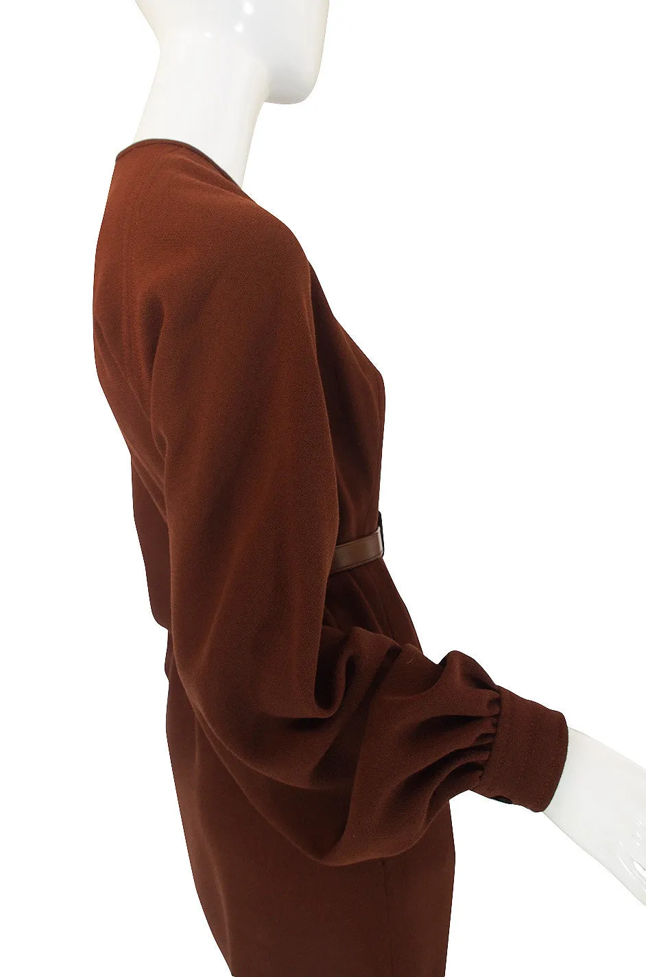 1960s James Galanos Cut Out Neck Dress