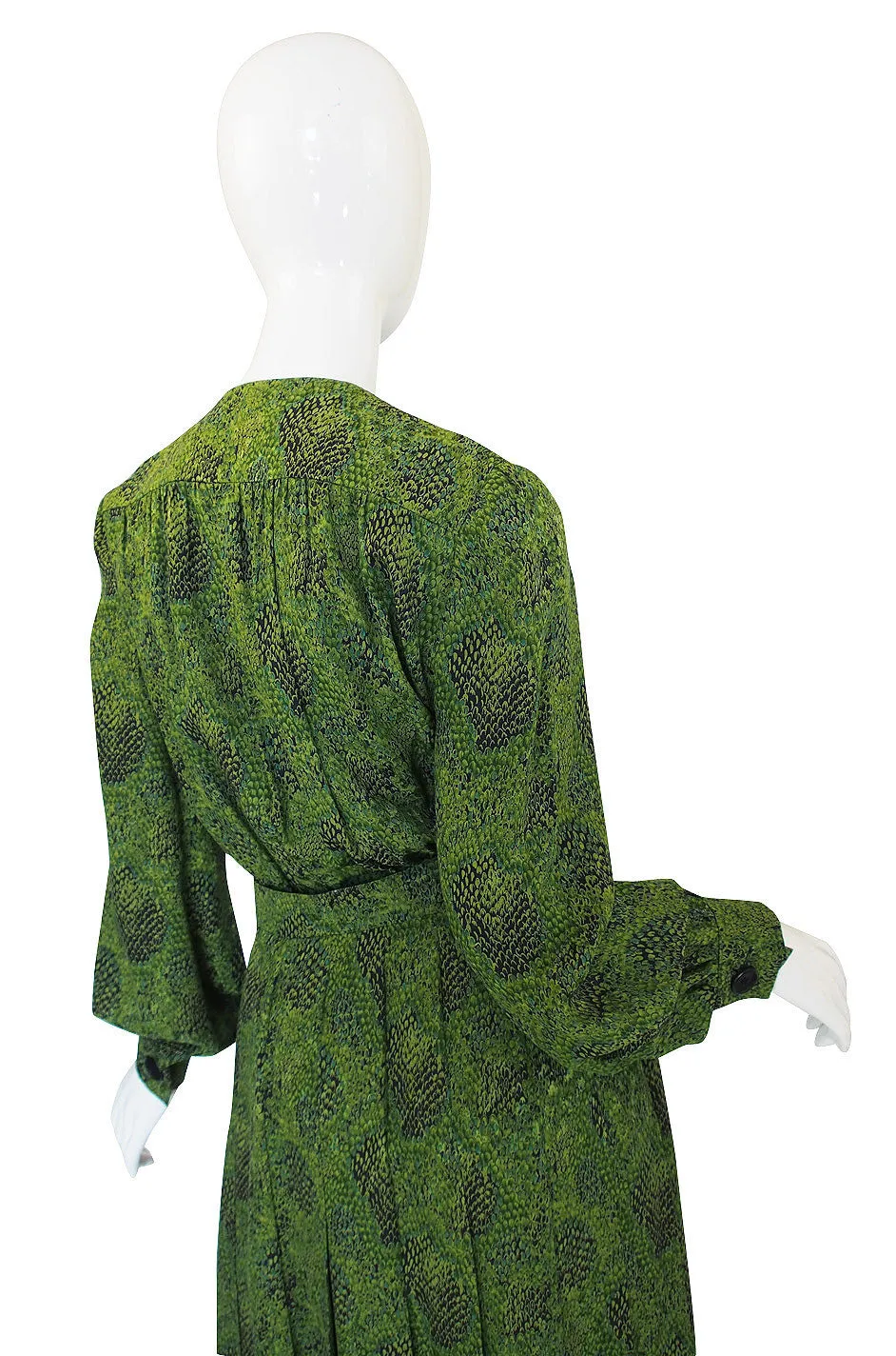 1971 Givenchy Haute Couture Silk Dress