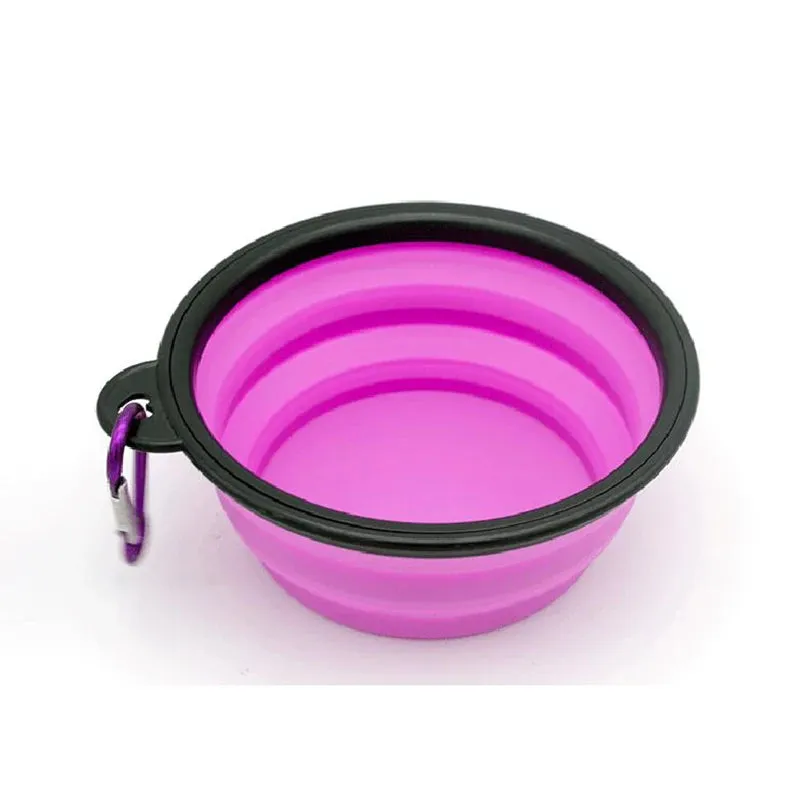 2 In 1 Pet Food Water Container with Carabiner
