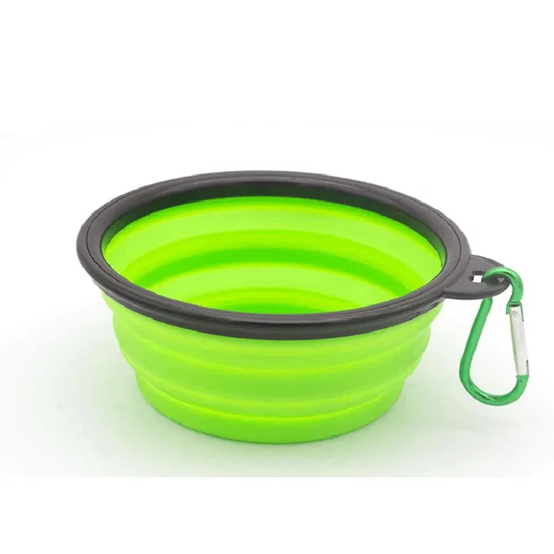 2 In 1 Pet Food Water Container with Carabiner
