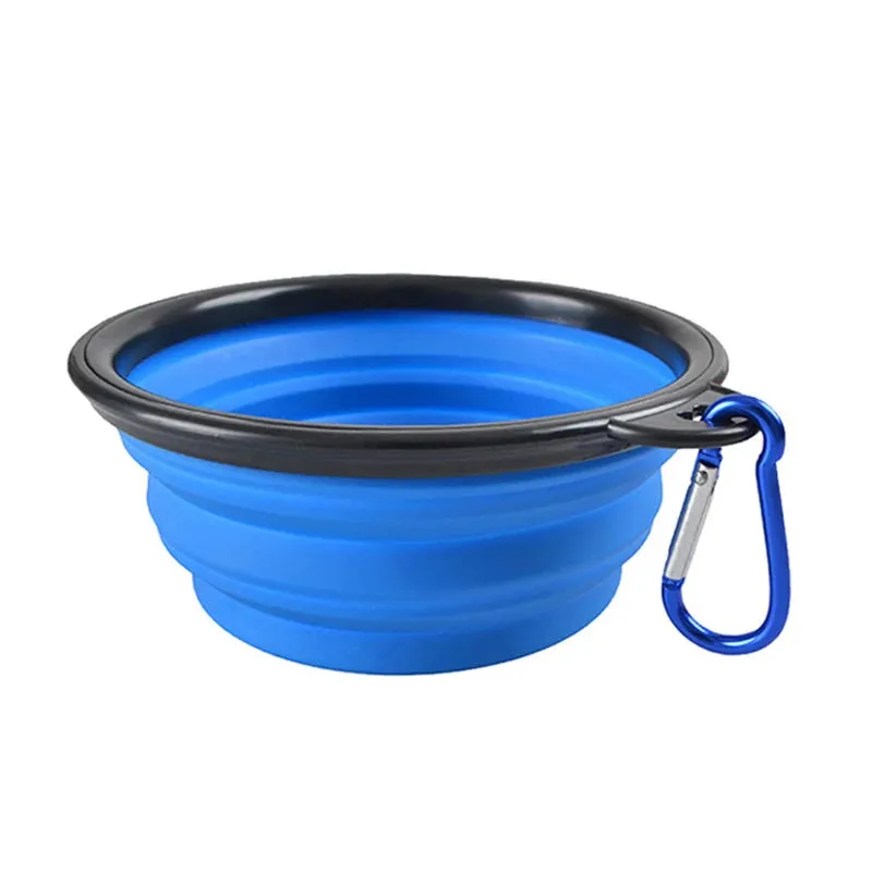 2 In 1 Pet Food Water Container with Carabiner