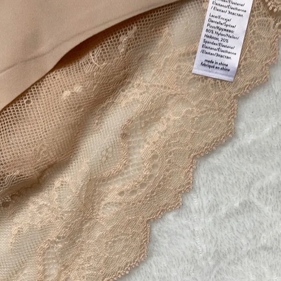 (2) SPANX Undie-Tectable Lace Bikini  ,Size M/M