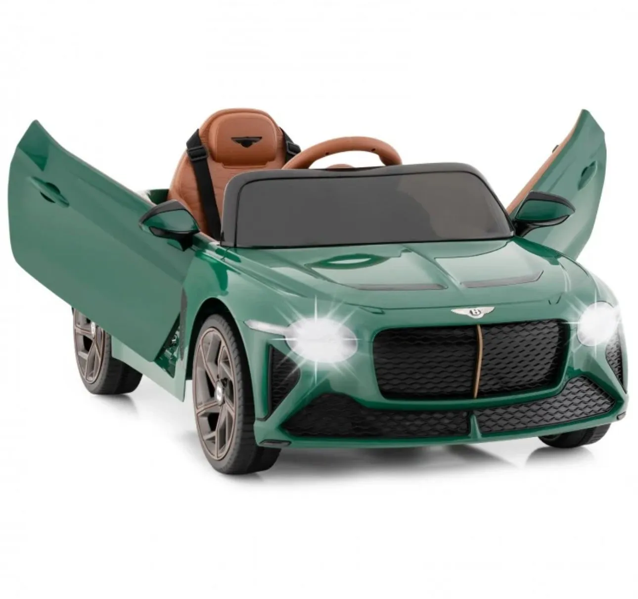2025 Licensed 12V Bentley Bacalar Ride On Car 1 Seater Upgraded | Seatbelt | Push To Start Button | Music | Lights | Remote