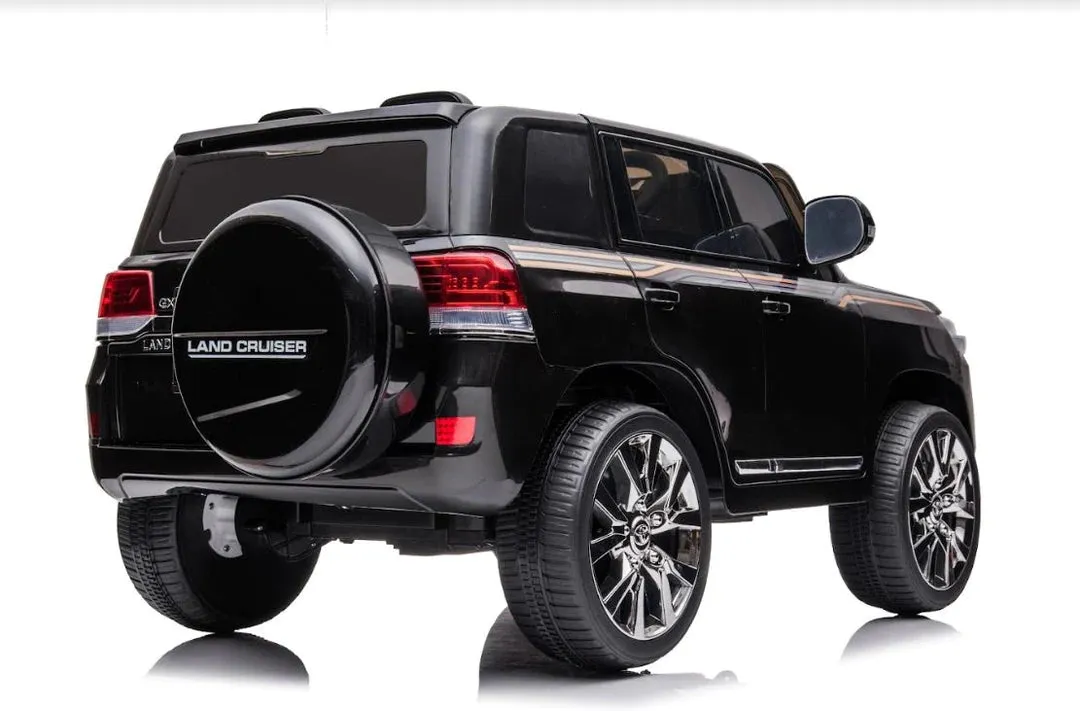2025 Licensed Toyota 12V Land Cruiser Upgraded Ride On Car | Leather Seat | Small 2 Seater | Remote