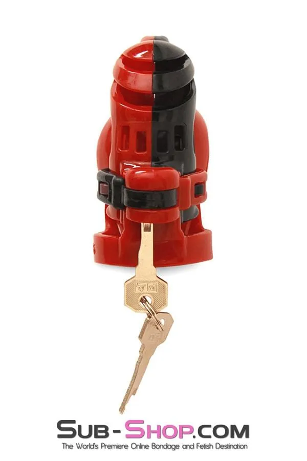 2391M      The Vortex Full Cock and Ball Enclosure High Security Pin Tumbler Cock Cage Chastity - MEGA Deal
