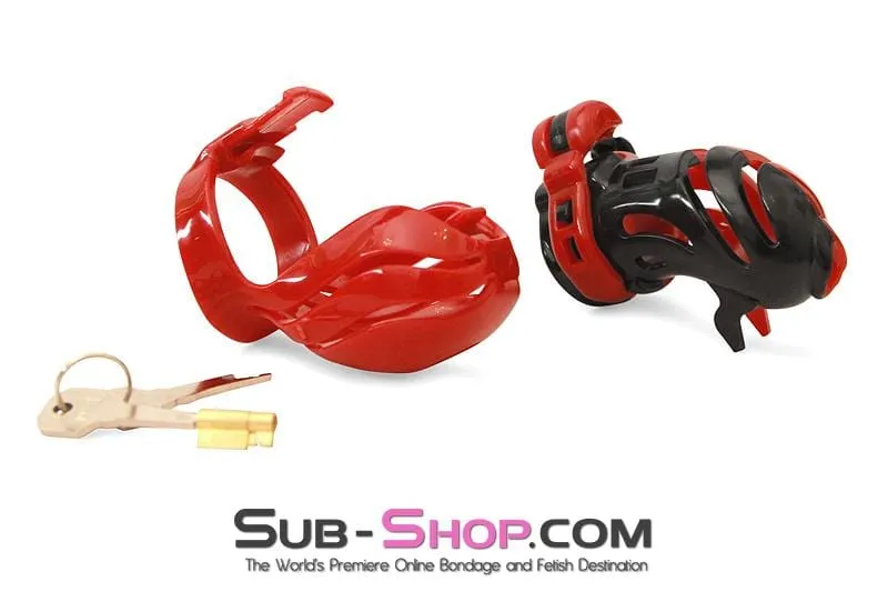 2391M      The Vortex Full Cock and Ball Enclosure High Security Pin Tumbler Cock Cage Chastity - MEGA Deal