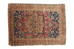 2x2.5 Small Antique Farahan Rug