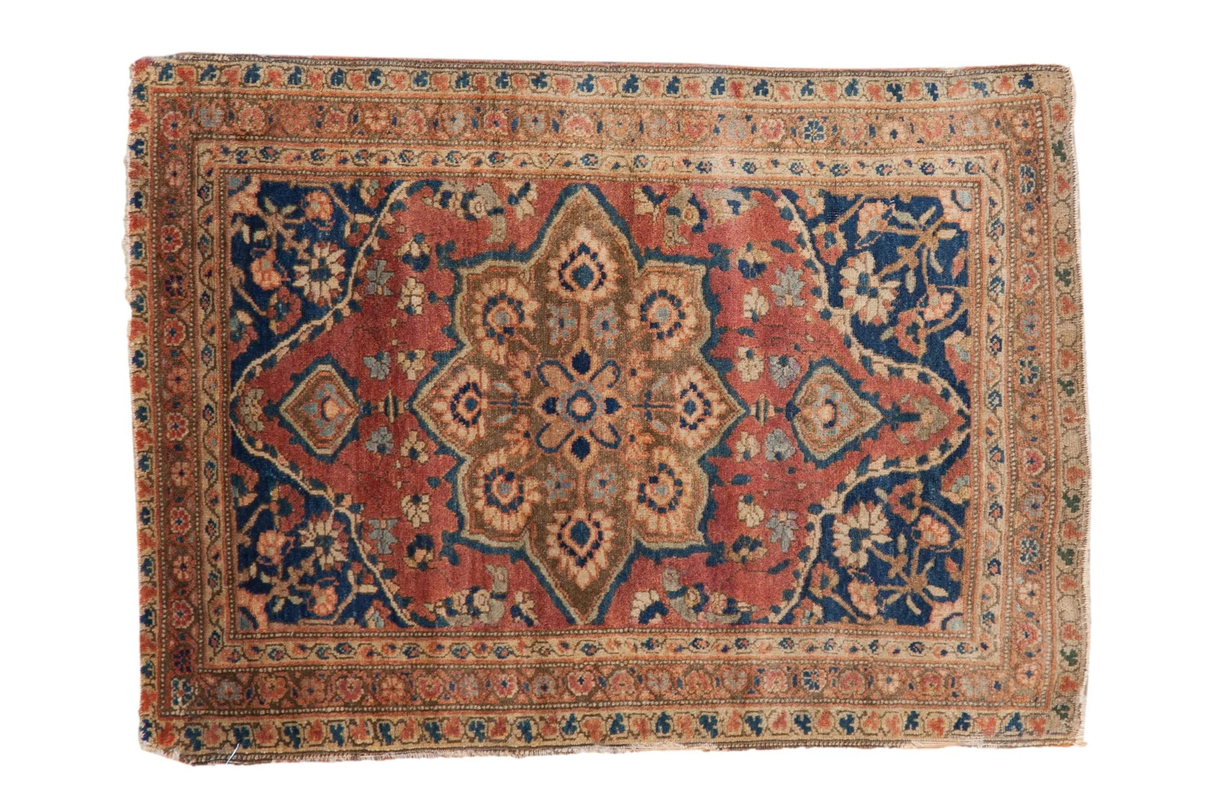 2x2.5 Small Antique Farahan Rug