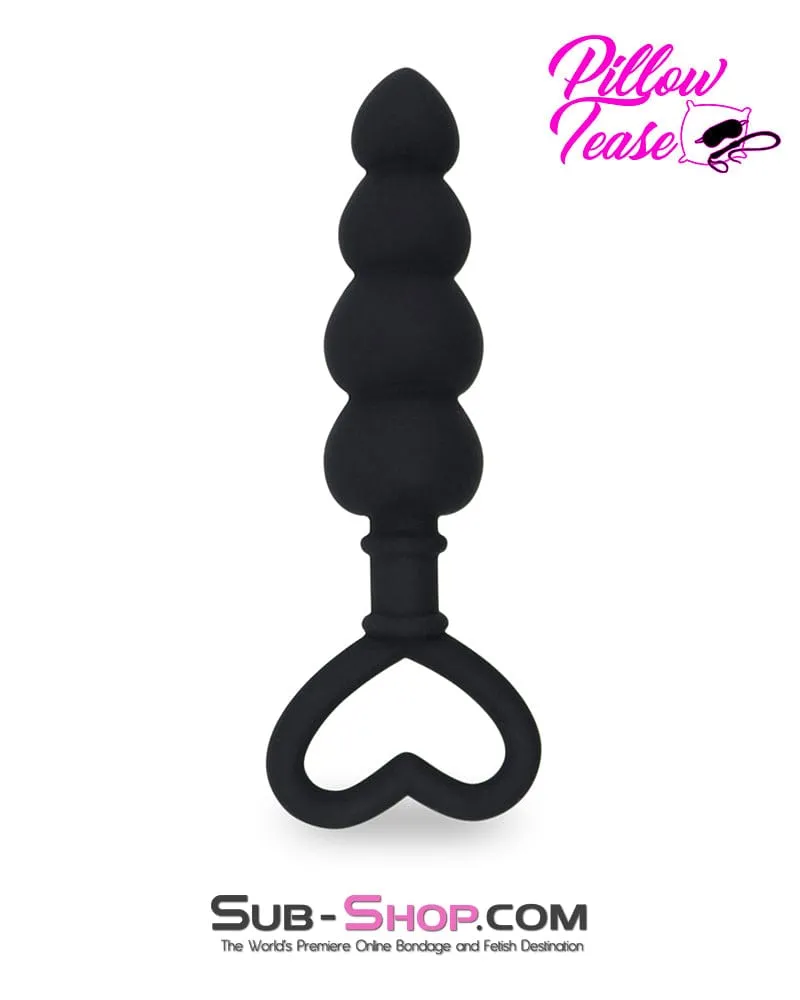 3305DL-SIS      Sissy Servant Beaded Luv Probe Anal Pleaser Plug