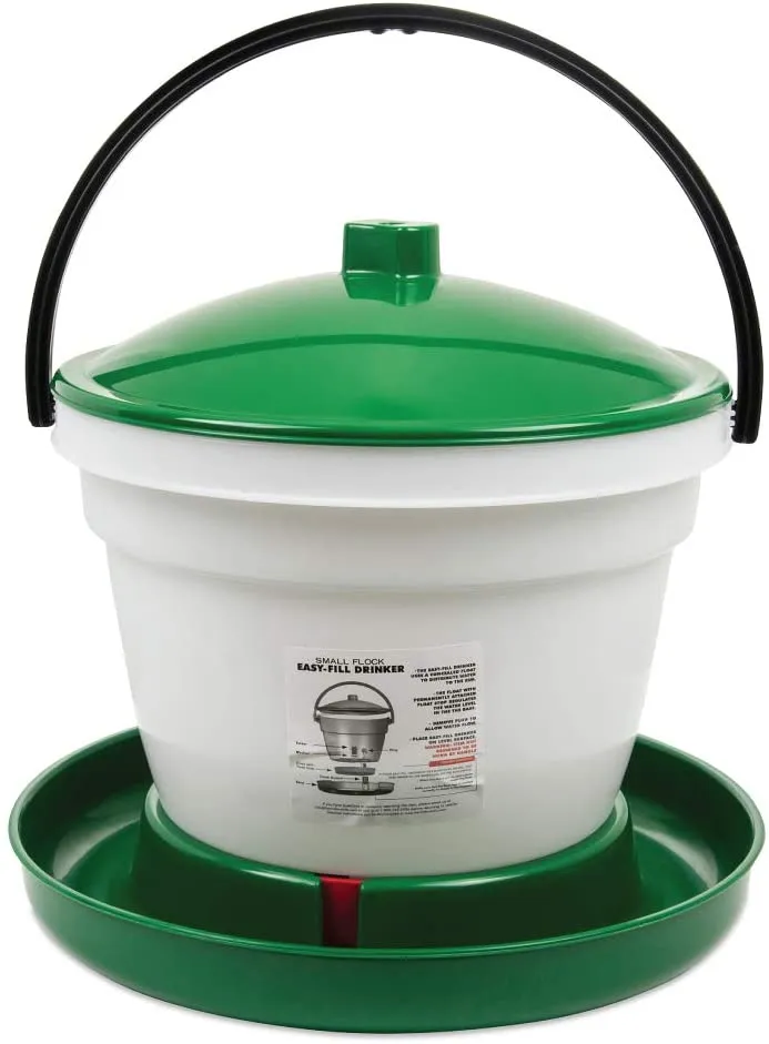 3.5 Gallon plastic Easy Fill Drinker from Harris Farms