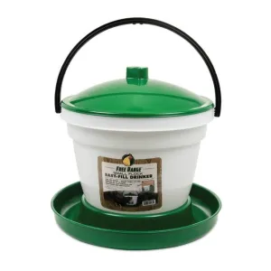 3.5 Gallon plastic Easy Fill Drinker from Harris Farms