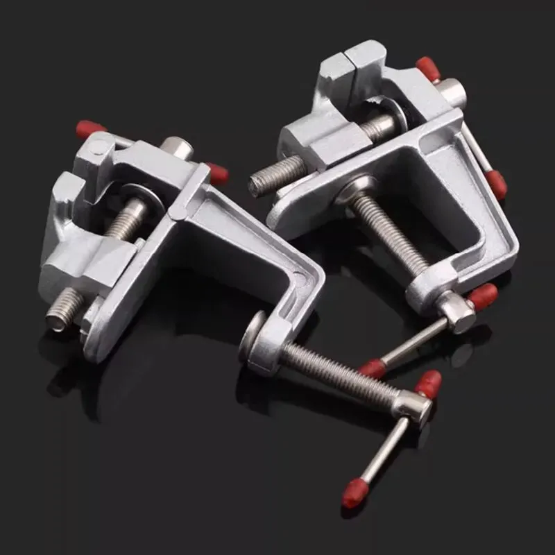 35MM Aluminium Alloy Table Bench Clamp Vise Multi-functional Bench Vise Table Screw