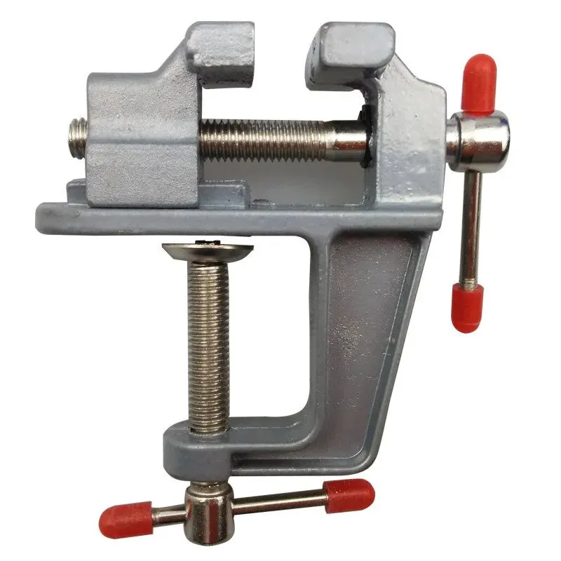 35MM Aluminium Alloy Table Bench Clamp Vise Multi-functional Bench Vise Table Screw