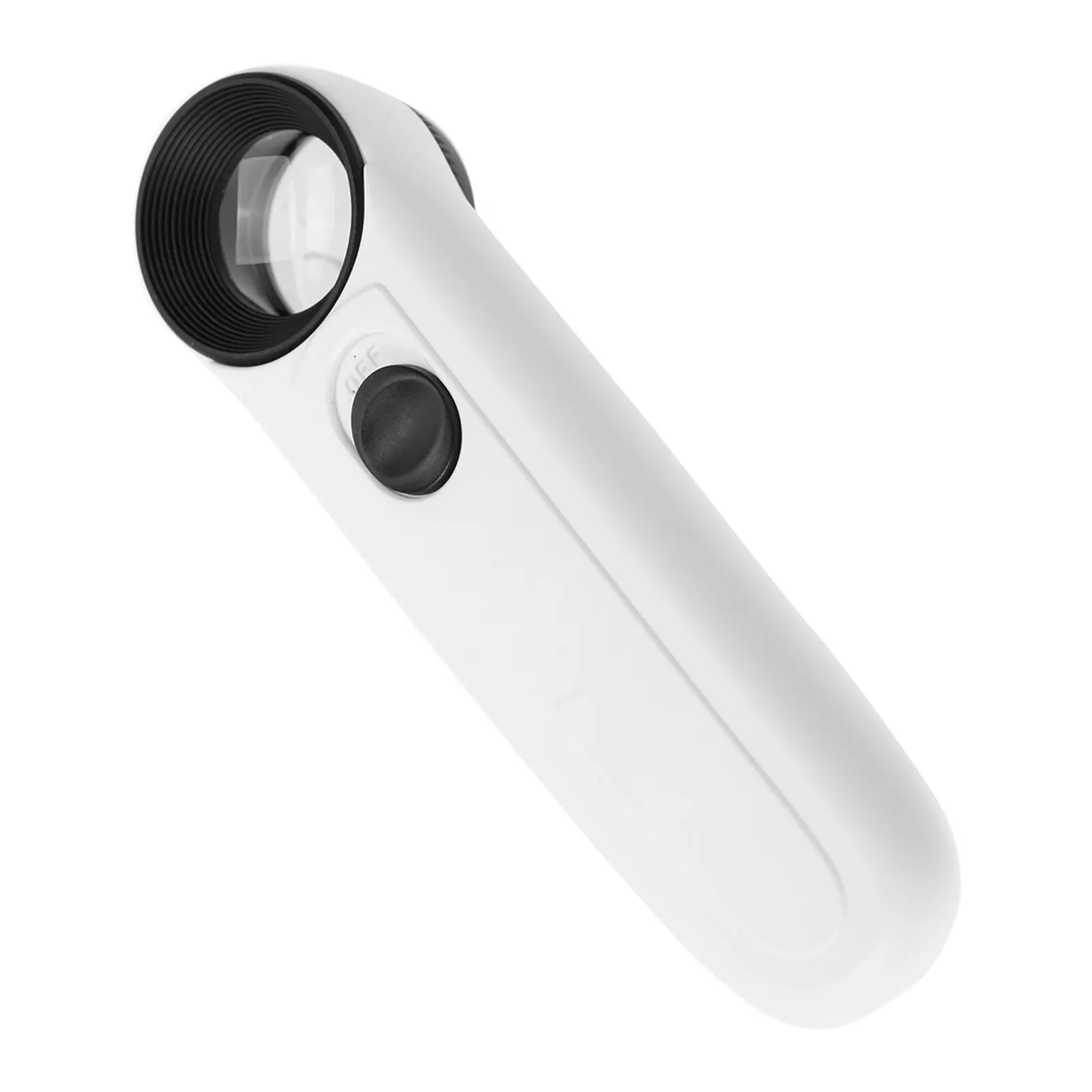 40X Handheld Magnifier with 2-LED Light (Glass lens)