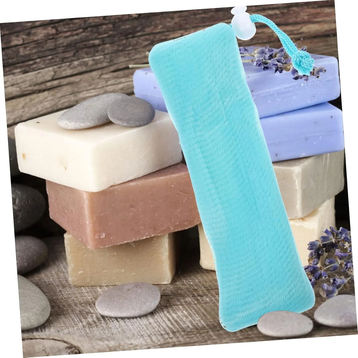 4Pcs Soap Pouch Multi Layer Soft Foaming Nets for Soap Storage Ideal for Bar Soap Cleansing and Foaming 4 Colors 1 of Each Set