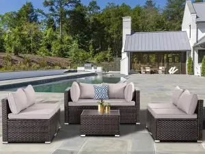 7 Pieces  Modular Patio Set