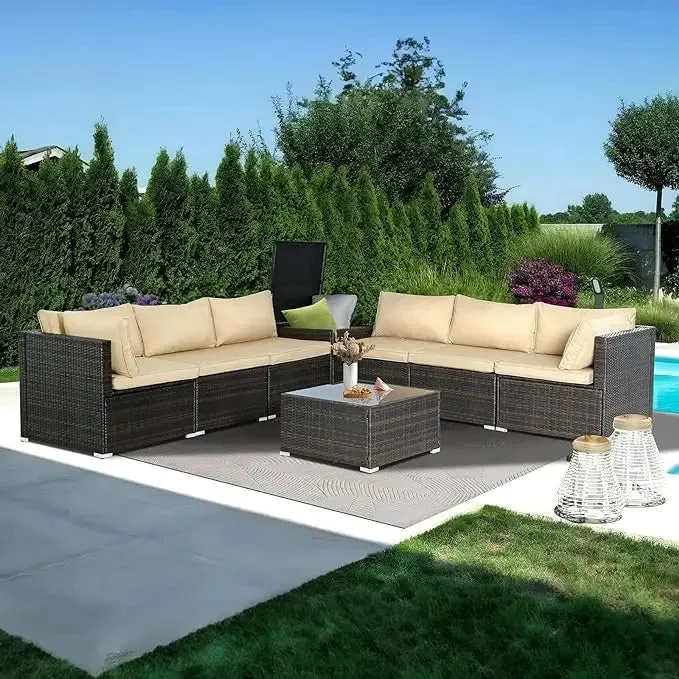 7 Pieces  Modular Patio Set