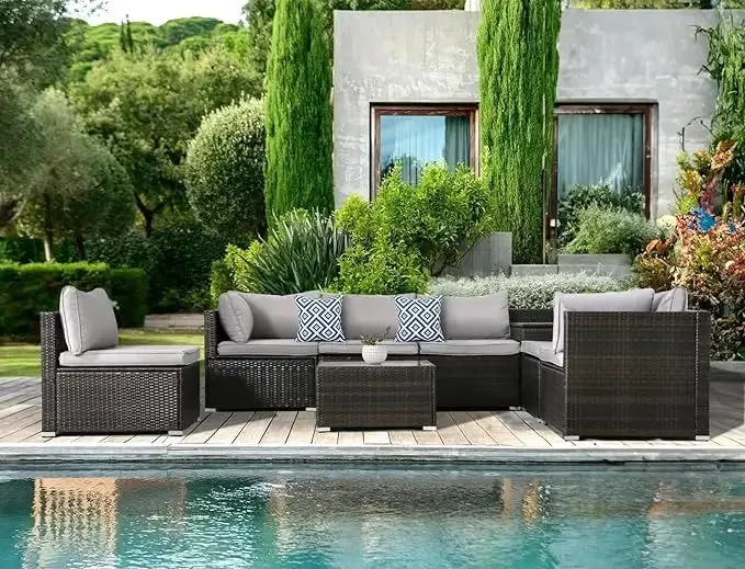 7 Pieces  Modular Patio Set
