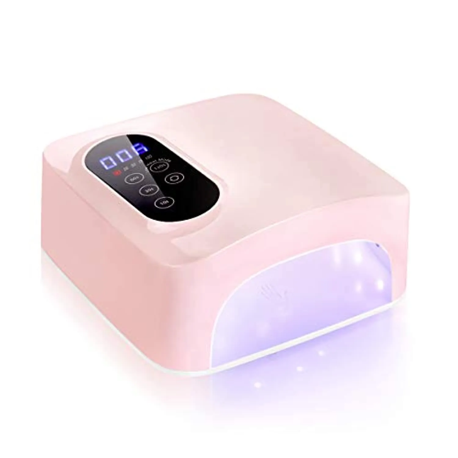 72W Cordless Led Nail Lamp, Rechargeable LED Nail Dryer, 15600mAH Wireless Fast Nail Polish Curling Lamp,Professional Gel Nail Lights Nail Art Manicure Tools for Home and Salon(Rechargeable)