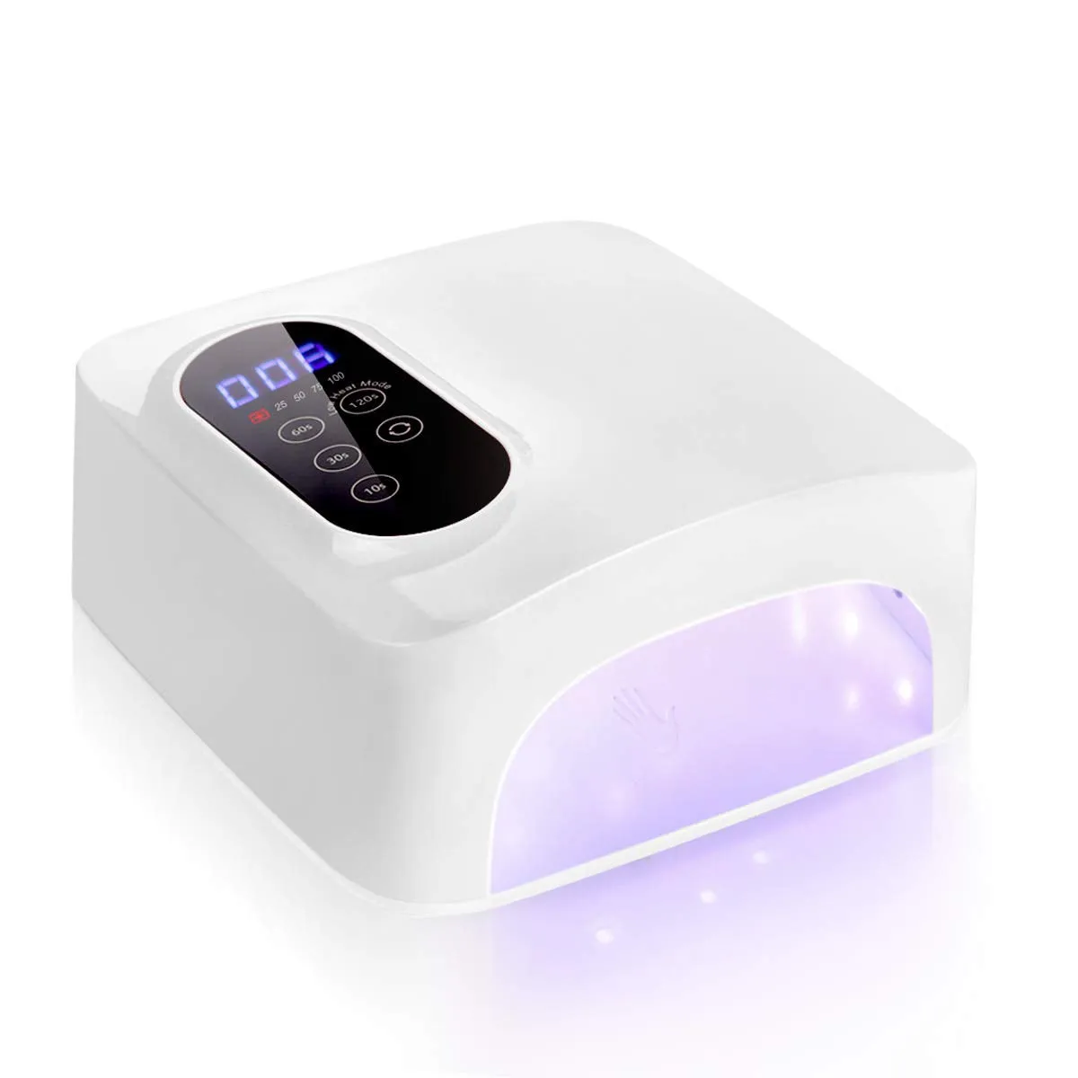72W Cordless Led Nail Lamp, Rechargeable LED Nail Dryer, 15600mAH Wireless Fast Nail Polish Curling Lamp,Professional Gel Nail Lights Nail Art Manicure Tools for Home and Salon(Rechargeable)