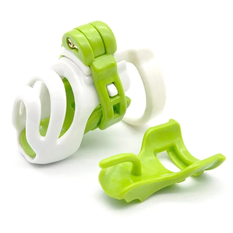 9066M      Mean Green Long Male Chastity with Prince Albert Insert - LAST CHANCE - Final Closeout!