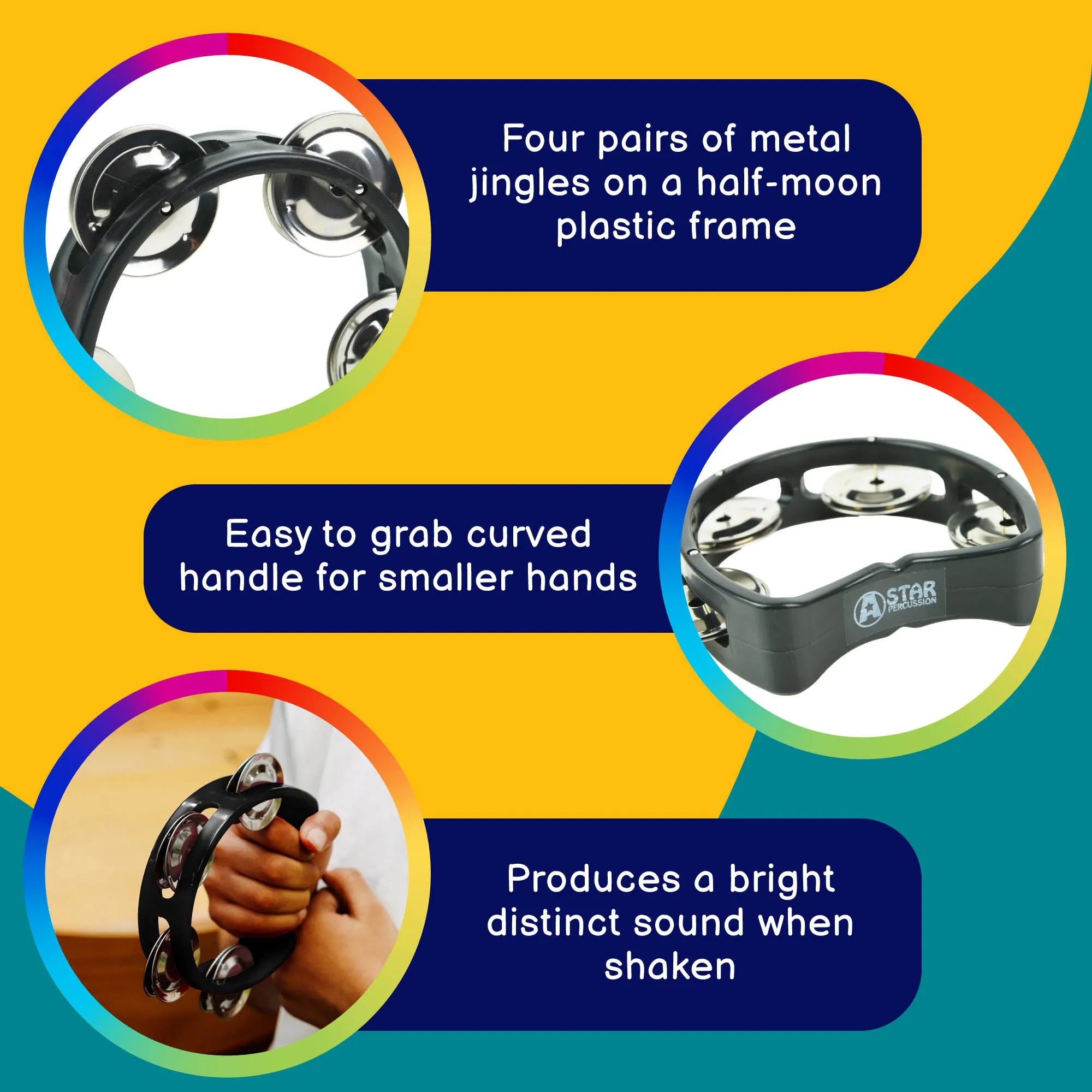 A-Star Mini Tambourine