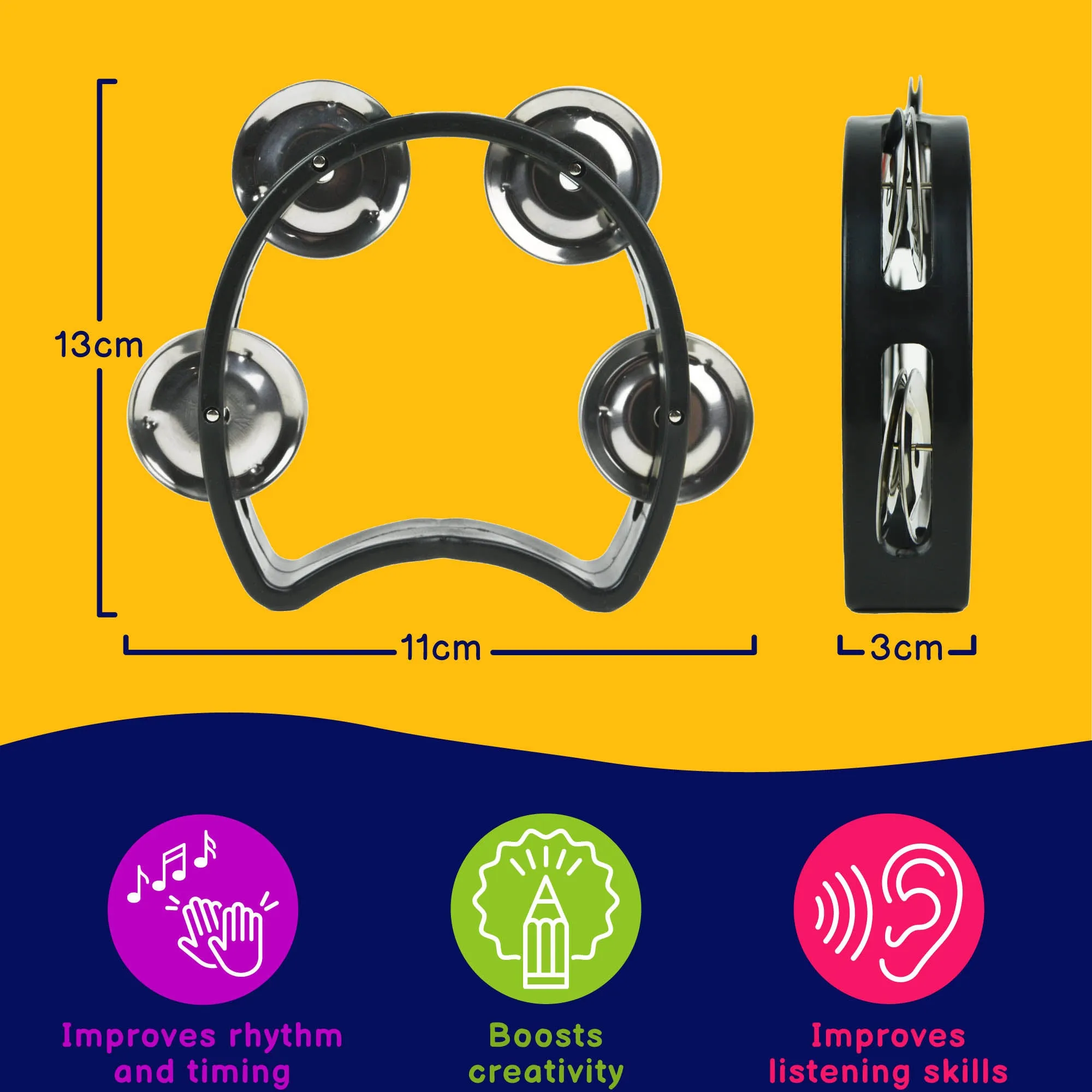 A-Star Mini Tambourine