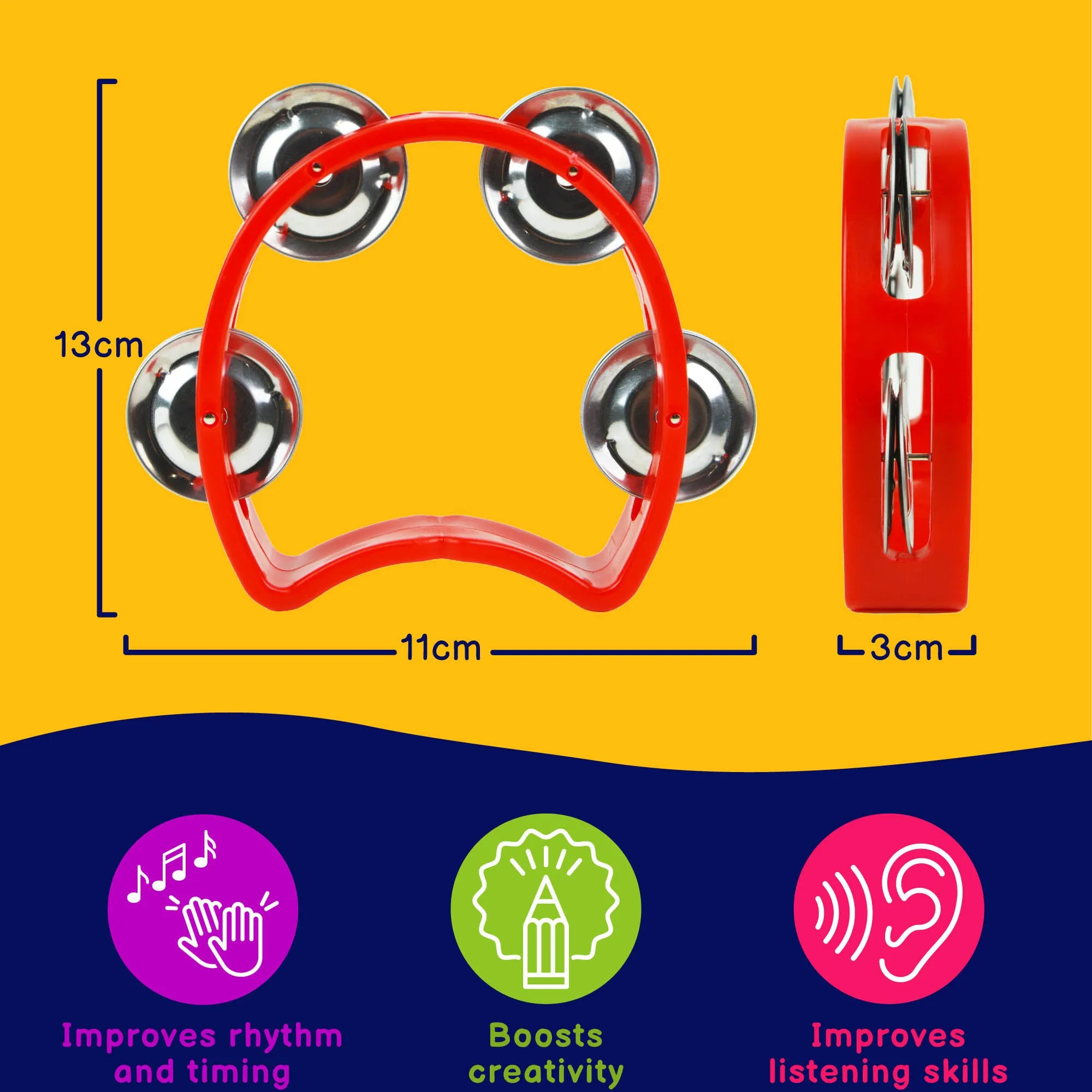 A-Star Mini Tambourine