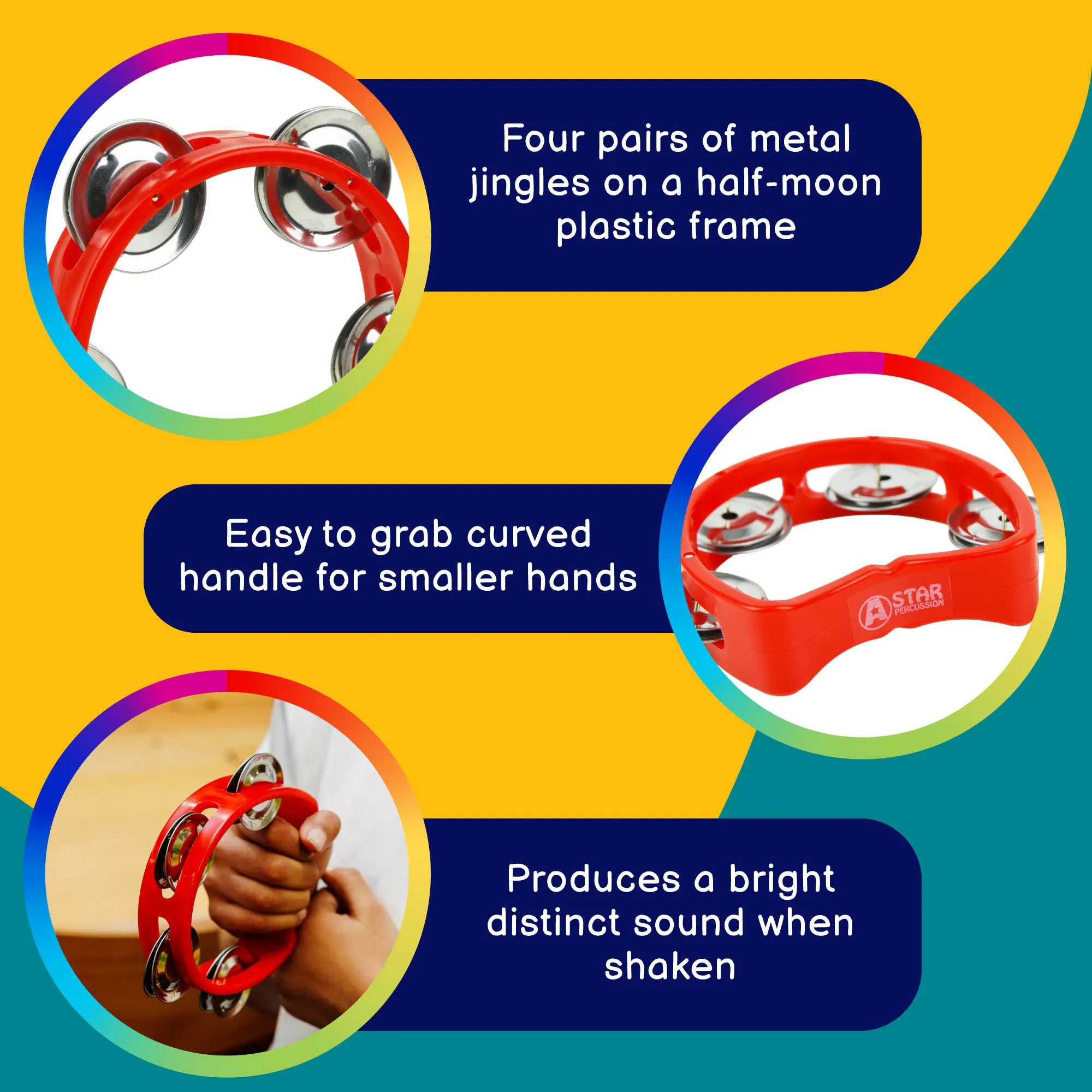 A-Star Mini Tambourine
