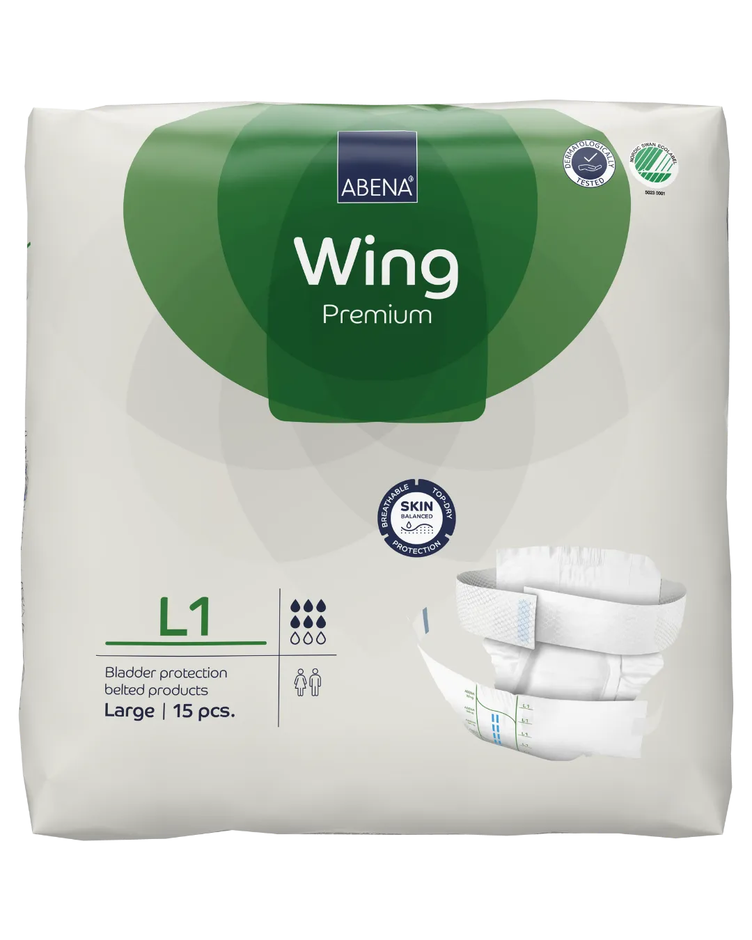 ABENA Wing- Large 1 (Waist/Hip size 90-135cm)