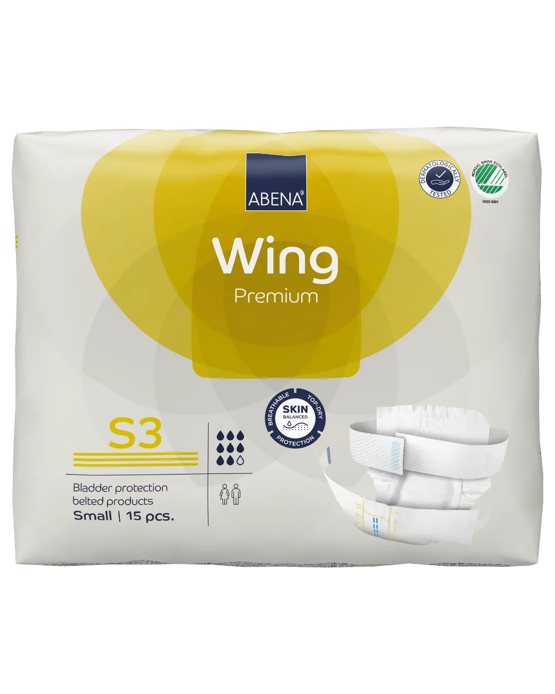 ABENA Wing - Small 3 (Waist/Hip size 50-85cm)