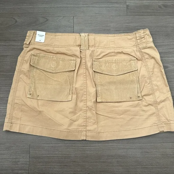 Abercrombie &amp; Fitch | 2000s Mixed Fabric Micro MiniSkirt