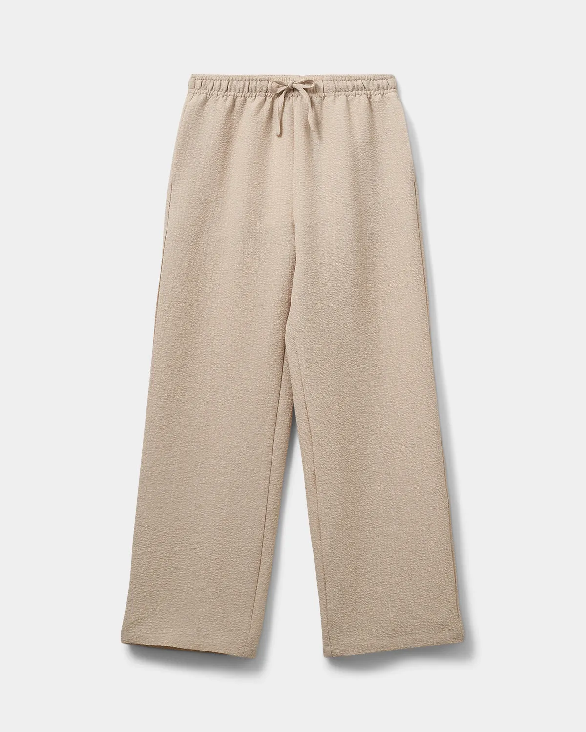 ABIGAILESY HIGH WAIST TROUSERS - Soft Brown