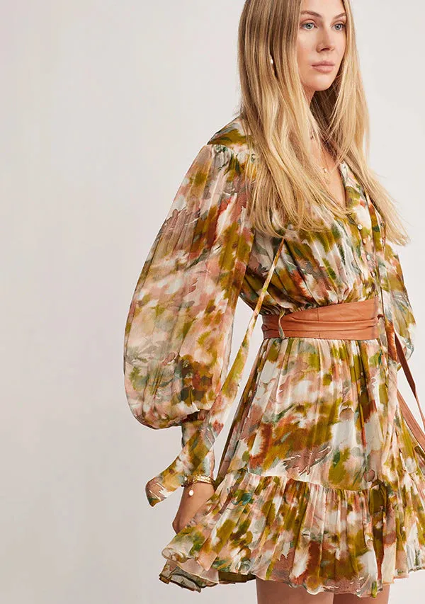 Abstract Botanica Mini Dress ~ MOS the label