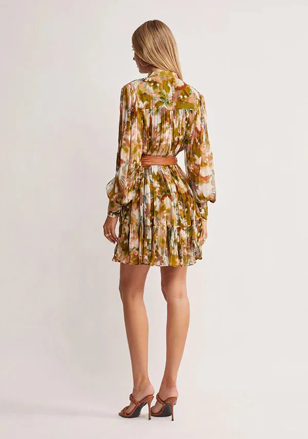 Abstract Botanica Mini Dress ~ MOS the label