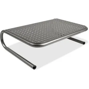Allsop Metal Art Jr. Monitor Stand 14-Inch Wide Platform - Pearl Black (30165)