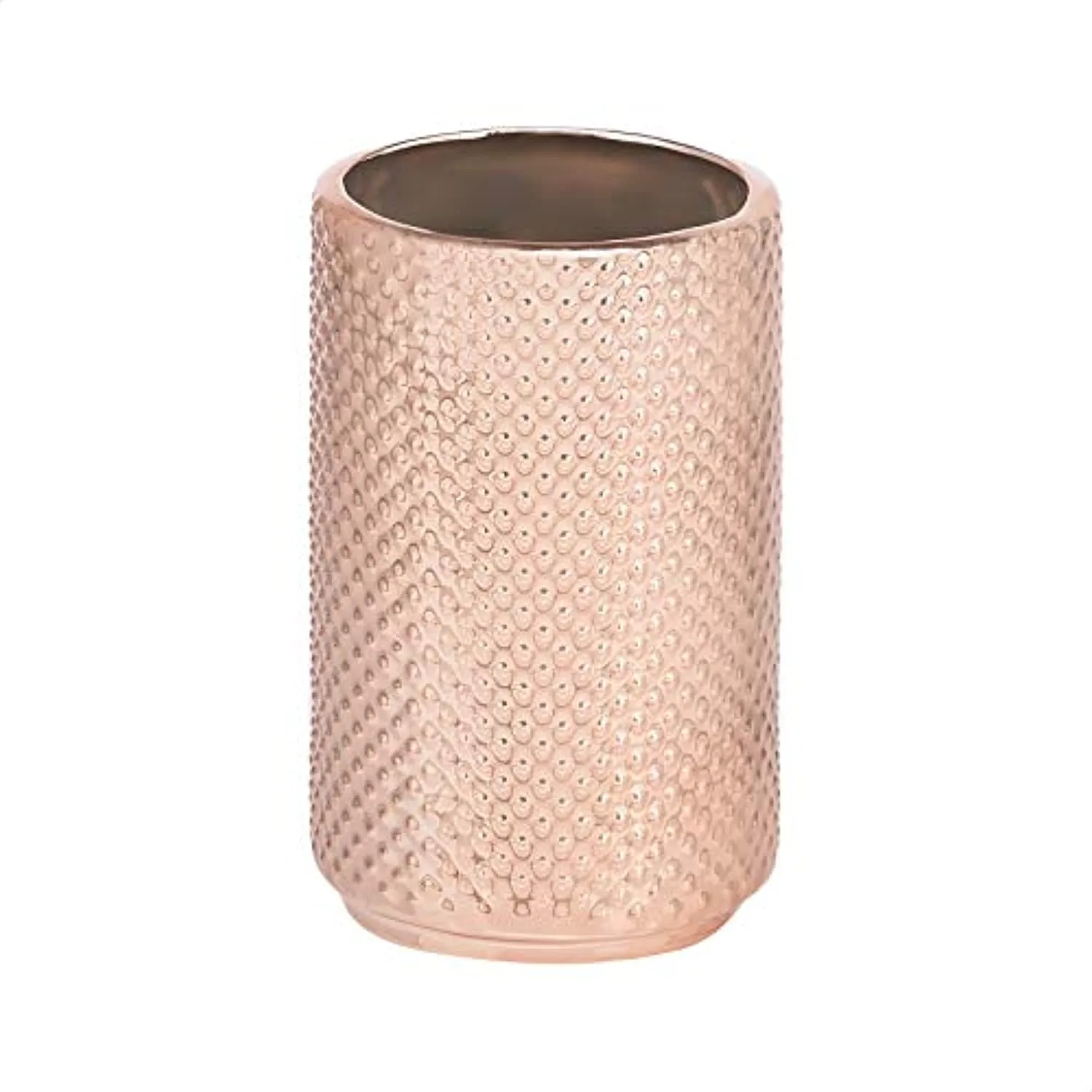 Amazon Basics 3-Piece Ceramic Bathroom Accessories Set, Gold
