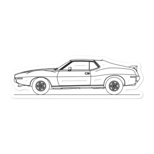 AMC Javelin II Silhouette Sticker