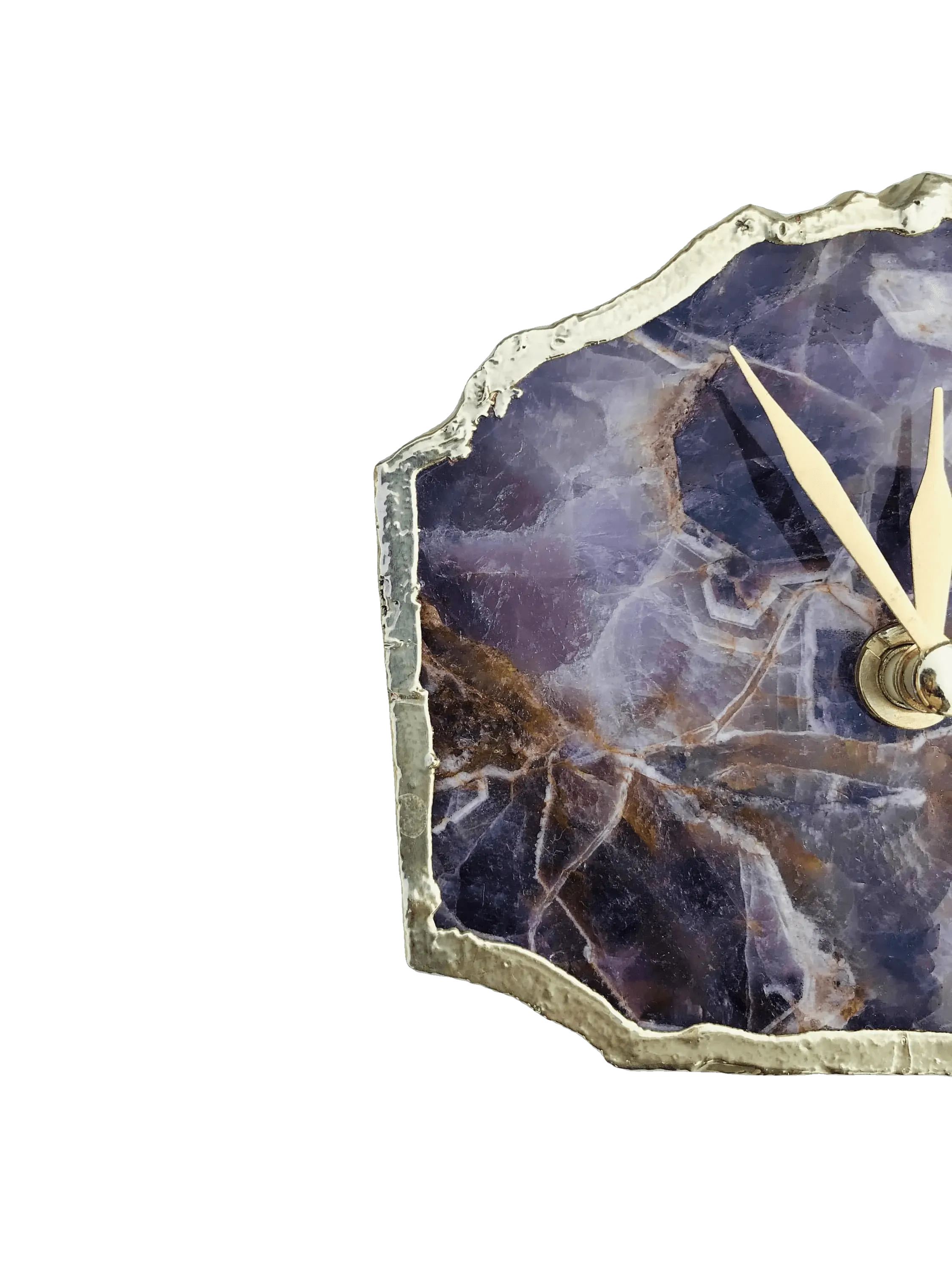 Amethyst Desk Wall Clock