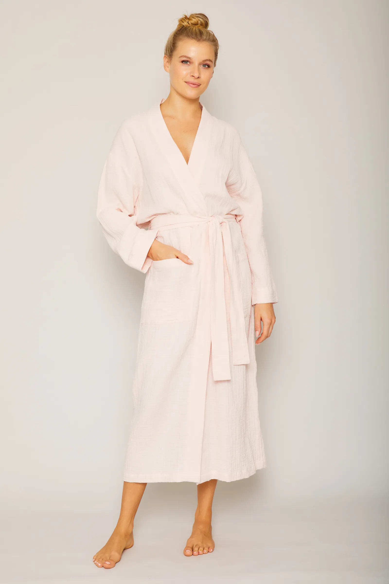 Angel Long Robe - Pink